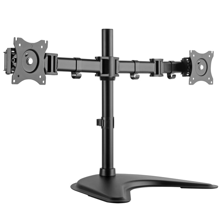 RICOO Monitor Halterung Tisch, Dual Monitor Arm für 12 - 27 Zoll, Monitorhalterung 2 Monitore, Bilds