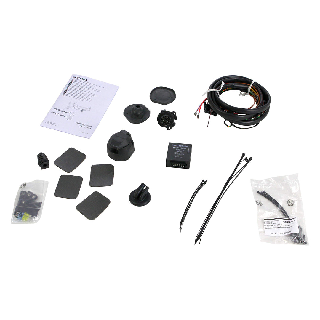 Westfalia Elektrosatz 13-polig und fahrzeugspezifisch für BMW X5 (E70) (BJ 01/2007-11/2013), BMW X6