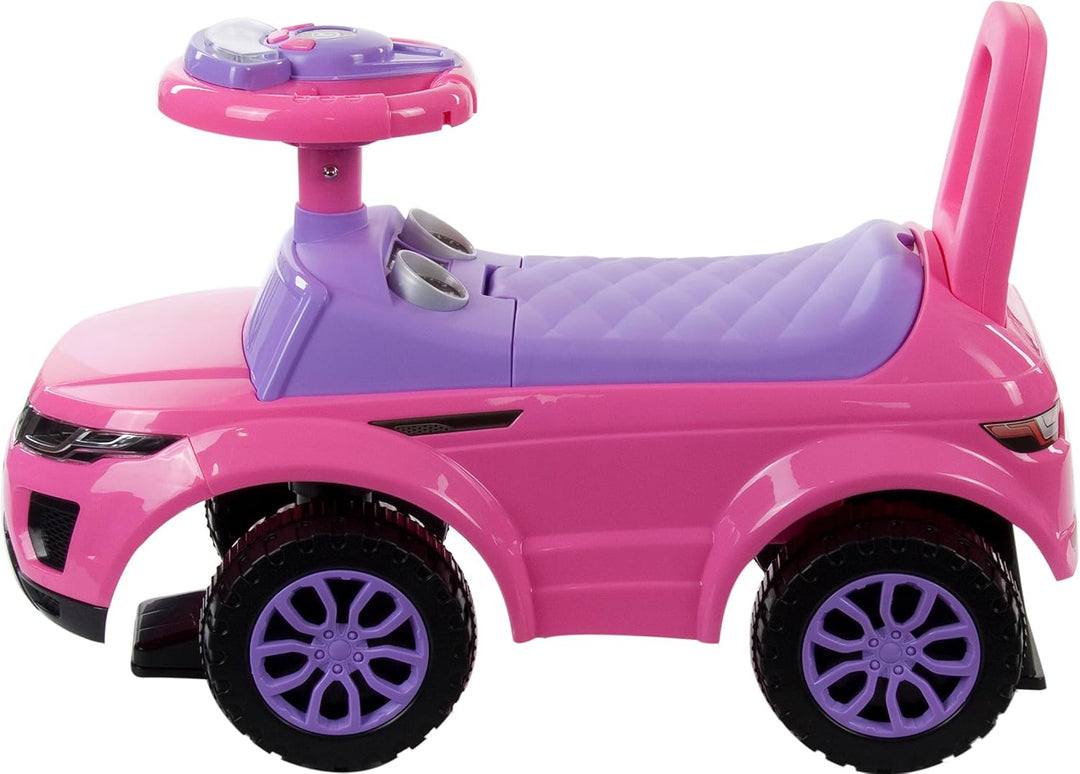 Rutschauto ab 1 Jahr, Bobbycar, Knderauto ab 12 Monaten, Baby Auto, Lauflernhilfe mit Hupe und Motor