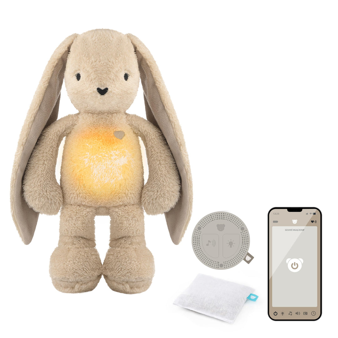 myHummy Bunny beige DUO Schlafbär mit App — Musik & Schlafhilfe