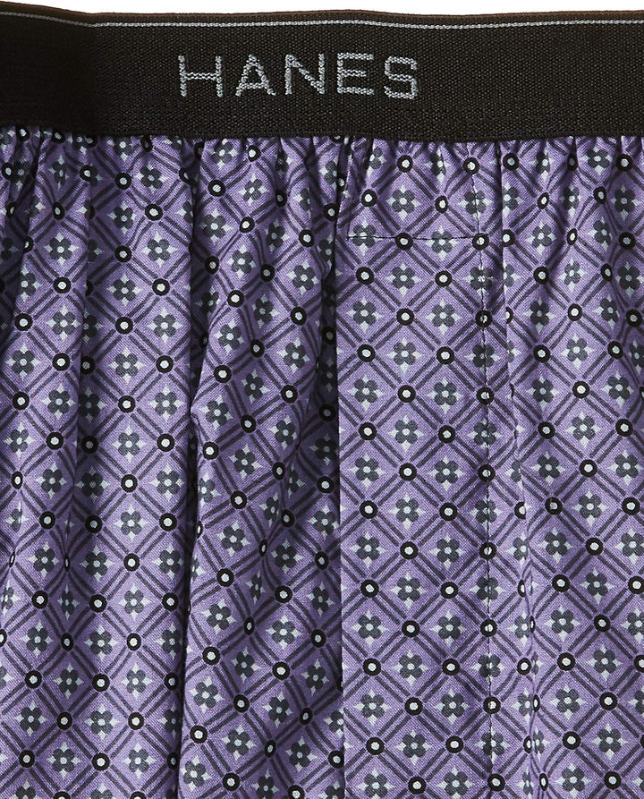 Hanes Herren-Boxershorts mit komfortablem Flex-Bund, 5 Stück L Verschiedene Drucke, 5 Stück, L Versc