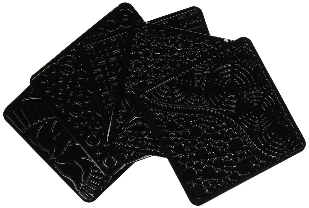 Cedar Canyon Textiles Paintstiks CCT4007 Artist's Rubbing Plates Doodles, 6er-Pack