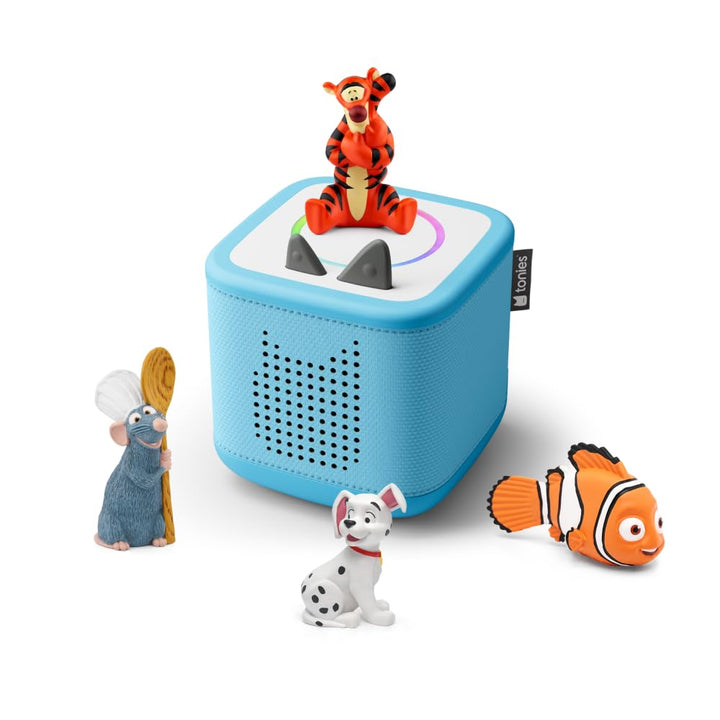 tonies Toniebox 2 Bundle Incl. 4 Tonies: Disney Tigger, 101 Dalmatiner, Ratatouli, Nemo, Himmelblau,