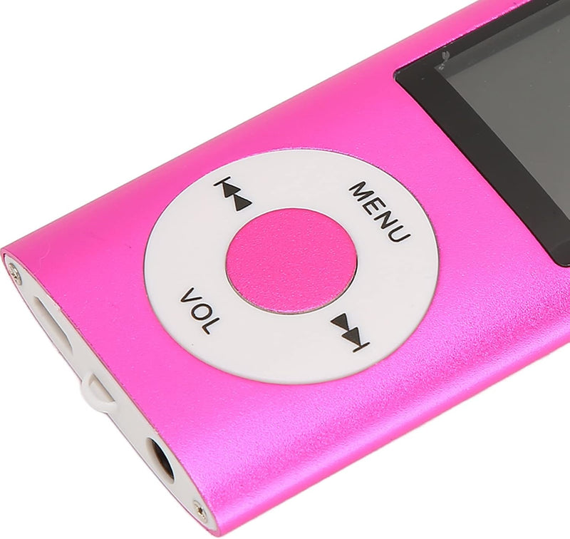 MP3-Player mit Bluetooth Rosa MP3-Player Aluminiumlegierung 1,8-Zoll-Player-Unterstützungs-Speicherk