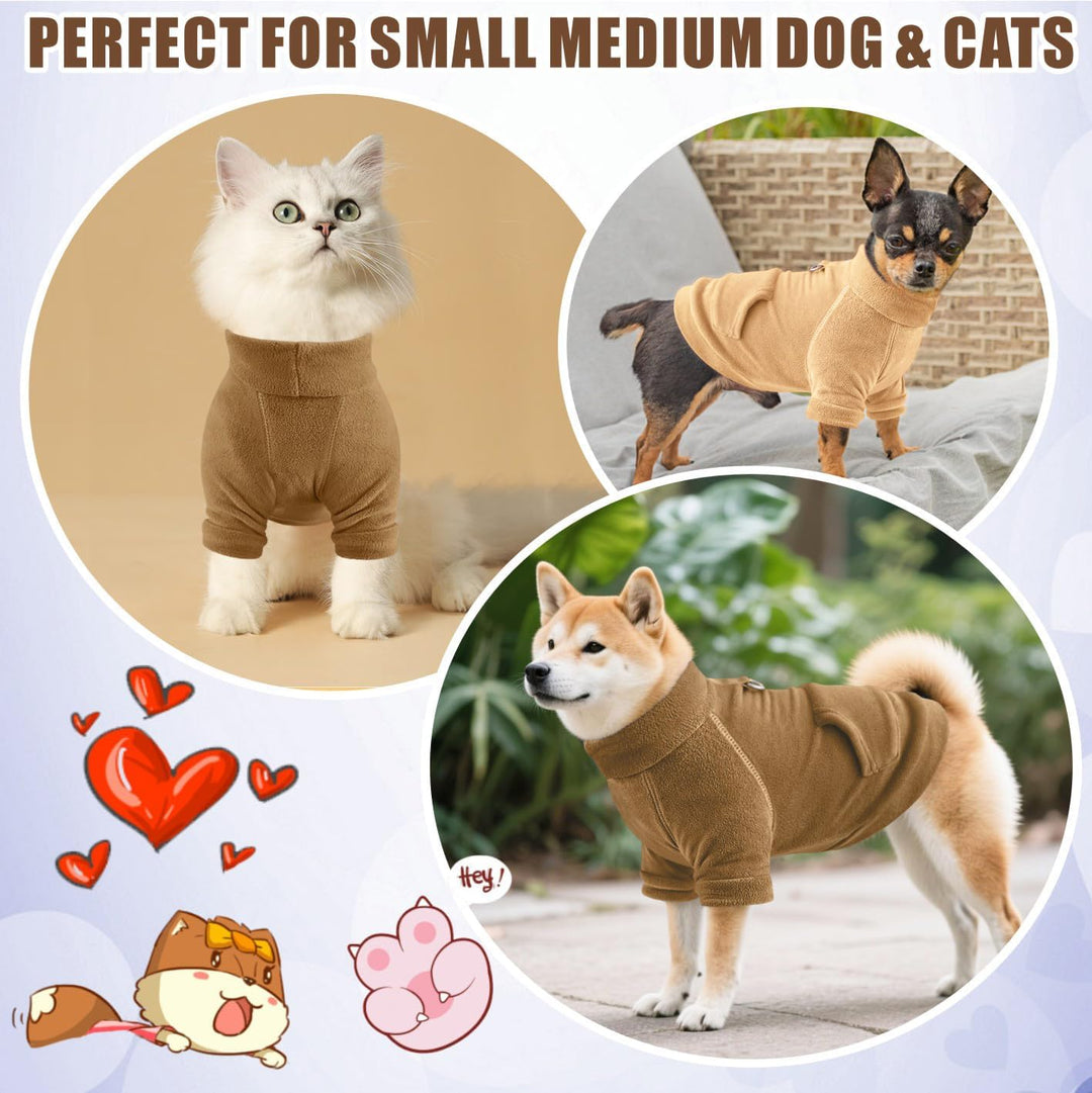 Mosukoirl Hundepullover Hund Hoodie Haustier Warme Mäntel Baumwolle Sweatshirts Hund Kleidung mit Ta