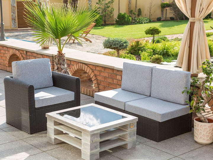 Bjird Gartenkissen Sitzauflage auf Gartenmöbel, Rattan, Gartenpolster Polsterauflagen auf Rataanmöbe