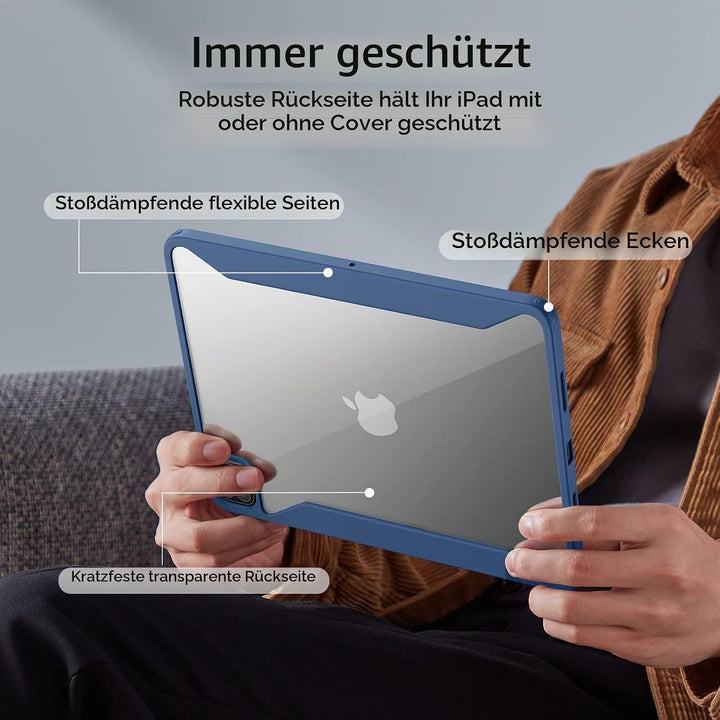ESR Hybrid Hülle für iPad Pro 12.9 Hülle (2022/2021), iPad Pro 12.9 Case mit Pencil Halter, 12,9 Zol