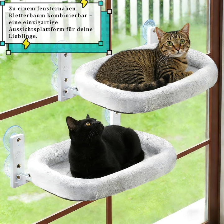 Katzen fensterliege-Faltbare Fenster hängematte für Katzen-Katze fensterbett,52cm Fenster hängematte