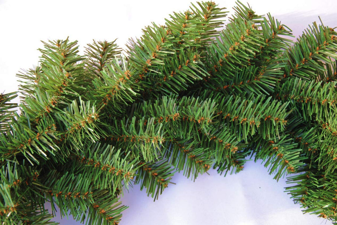 georadian.com Dekorative Weihnachtsgirlande Künstliche Tannengirlande in Grün/Weiss 3m / 6m / 9m Wei