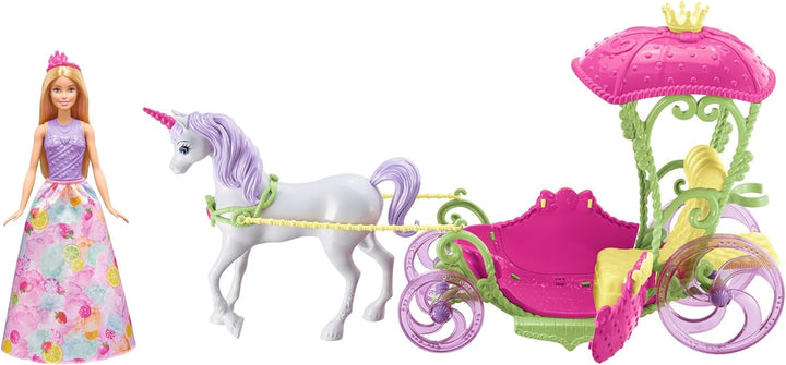 Mattel Barbie DYX31 - Bonbon Prinzessin, Einhorn und