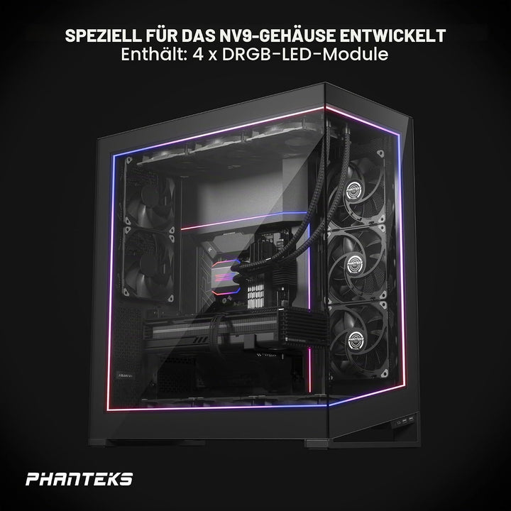 Phanteks Nv9 Mini Tower Striscia Led (phanteks Nv9 Premium Drgb Kit + PoweR-Hub - Black)