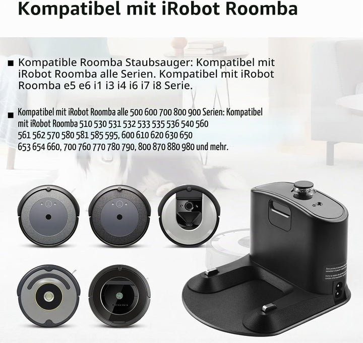 ANTIEE Charger, Charger Base, Charging Dock Akku für Docking Station e5 e6 i1 i3 i4 i6 i7 i8 500 600