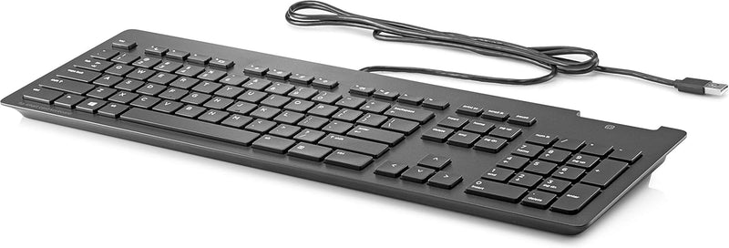 HP Smartcard-Tastatur Englisches Layout, Schwarz