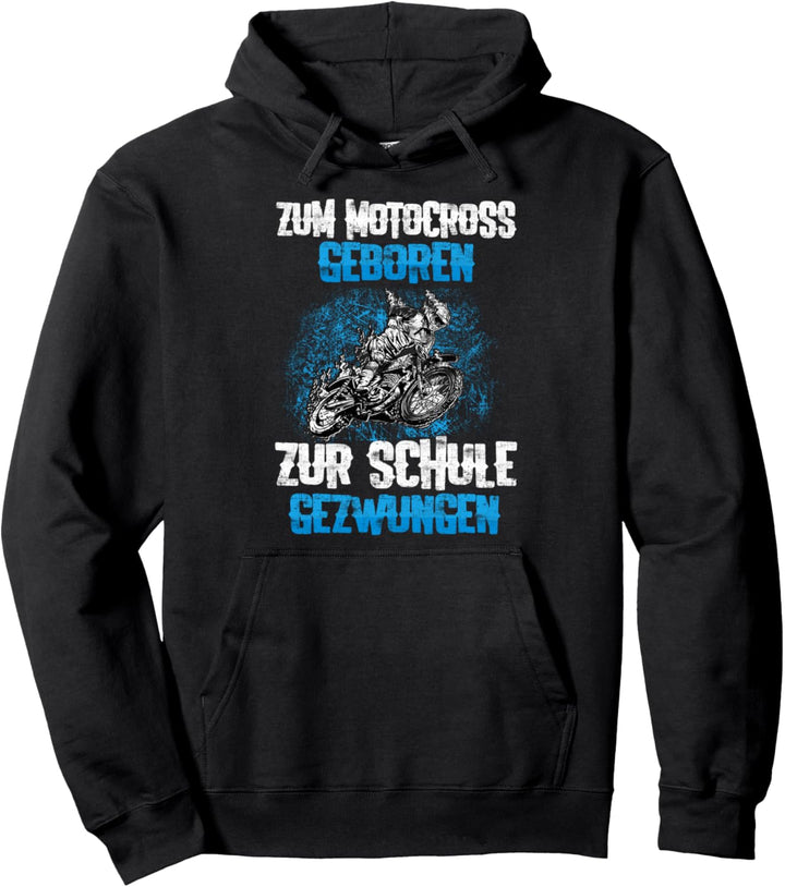 Supermoto Enduro Lustig Bikerstyle Chopper Motocross Pulli Pullover Hoodie