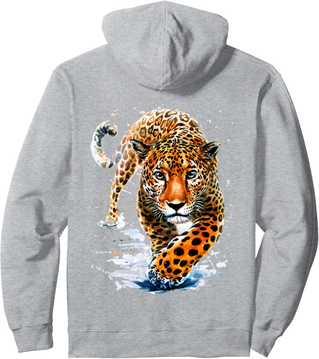 Tiger, handbemalter Tiger Pullover Hoodie