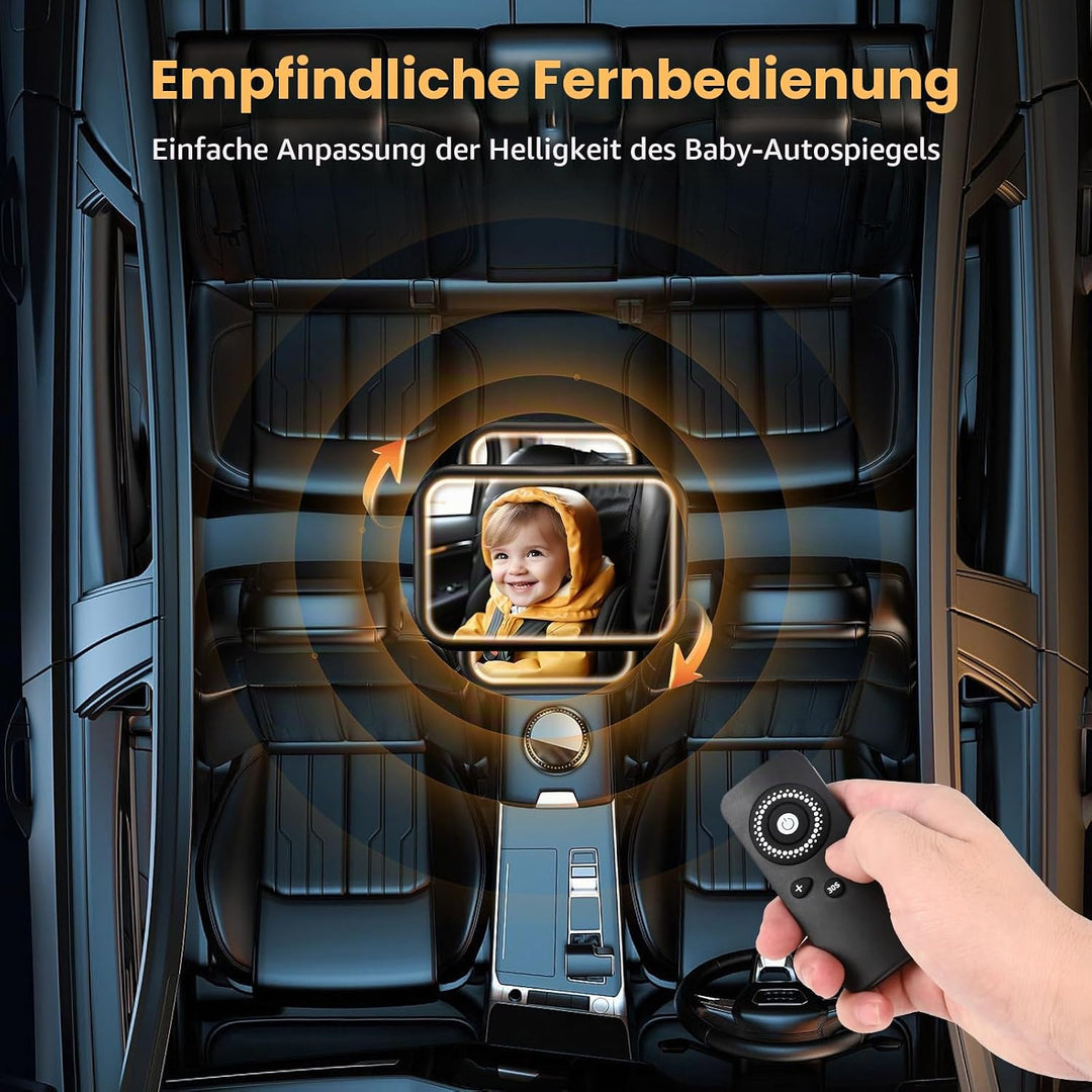 Spiegel Auto Baby Rückbank - 360° Baby Autospiegel Sicherheit Autositz Spiegel Babyspiegel Rückansic