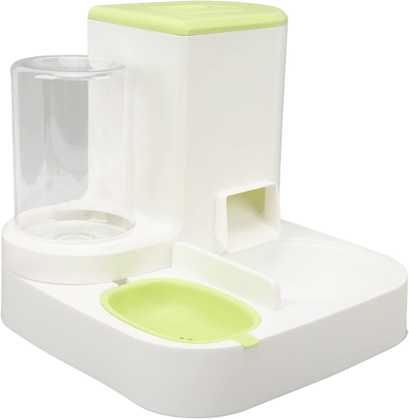 RiToEasysports Automatischer Hunde-Katzen-Schwerkraft-Futter- und Wasserspender-Set, 2,2-l-Futterbeh