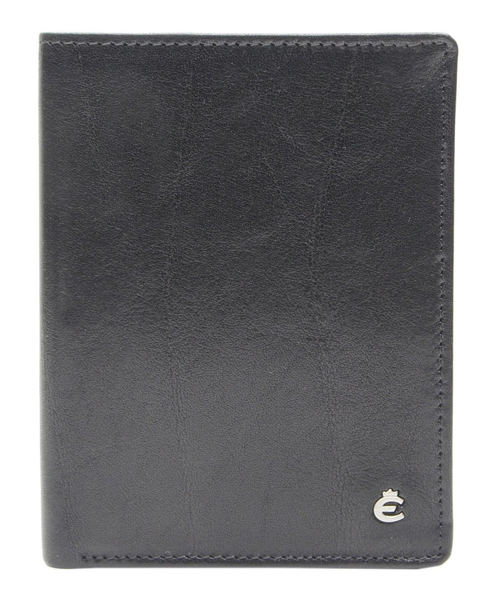 Esquire Toscana Ausweisetui Leder 10 cm Schwarz, Schwarz