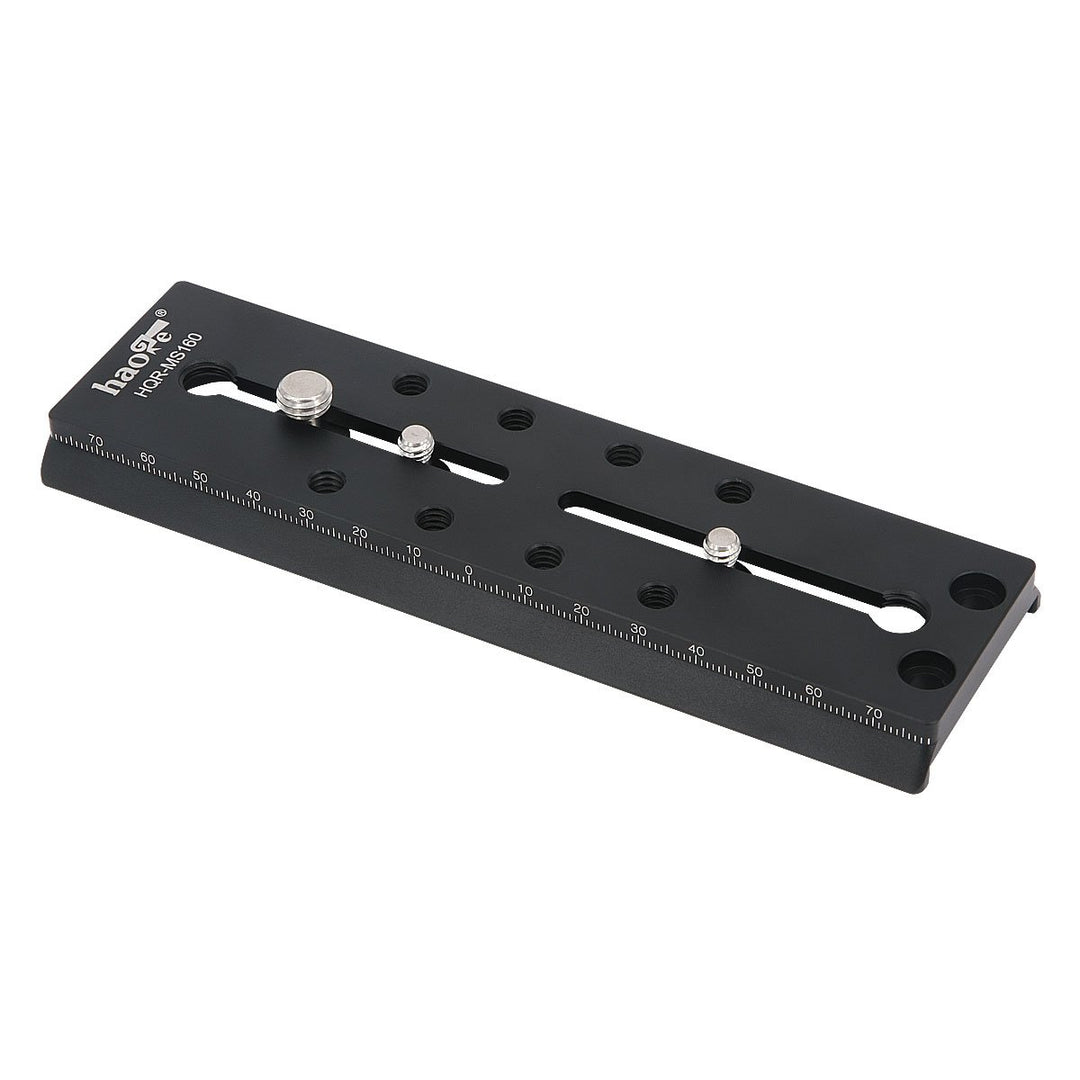 Haoge HQR-MS160 Schnellwechselplatte für Manfrotto MVH500AH MVH500A MVH502AH MVH502A 501HDV 503HDV 5