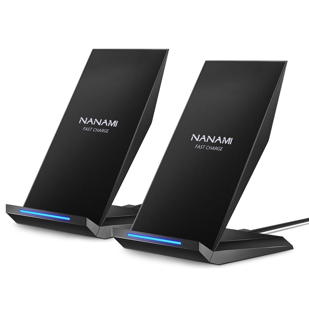 NANAMI Wireless Charger, 2-Pack 15W induktive ladestation für Samsung Galaxy S26 S25 S24 S23 S22 S21