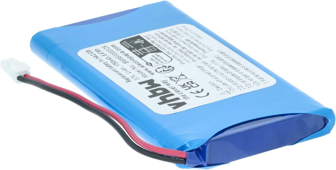 vhbw Akku Ersatz für Nintendo HAC-038 für Spielekonsole (1750 mAh, 3,7 V, Li-Ion)