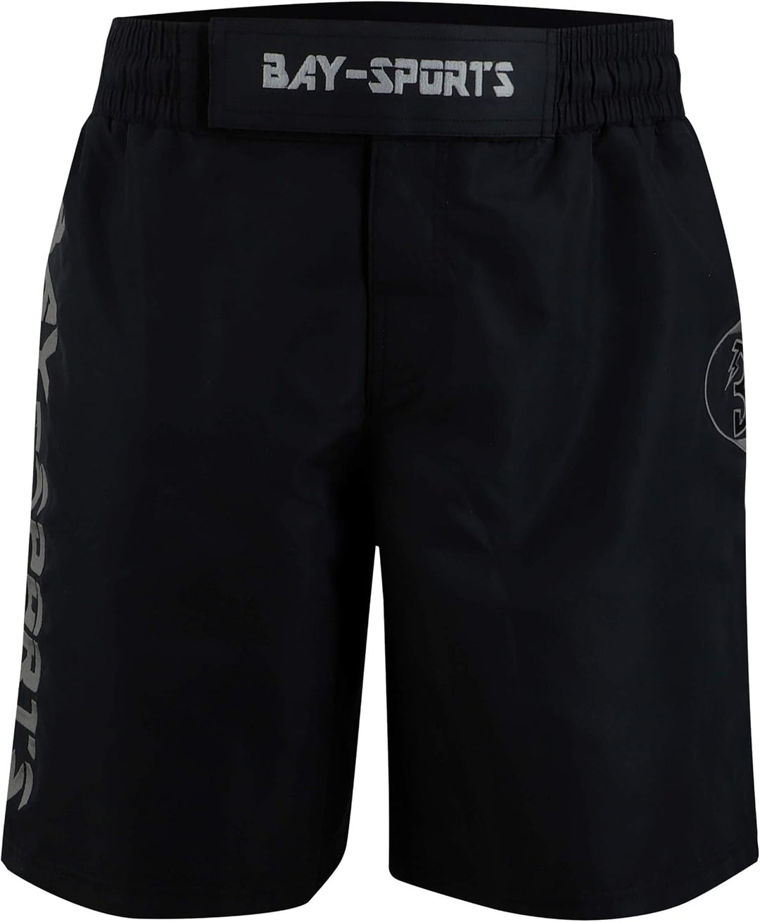 Bay MMA Shorts Hose Exklusiv XXS - XXL schwarz/grau K1 UFC K-1 Short Kinder Erwachsene (S)