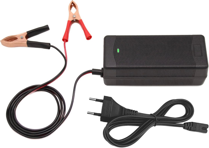 14,6 V 5 A LiFePO4 Akku-Ladegerät, Smart-Lader für 12,8 V Lithium-Eisenphosphat-Batterien Krokodil K