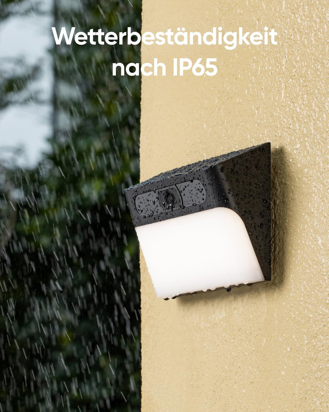 eufy Security Solar Wall Light Cam S120, kabellose 2K Solar Überwachungskamera aussen, nachhaltige S