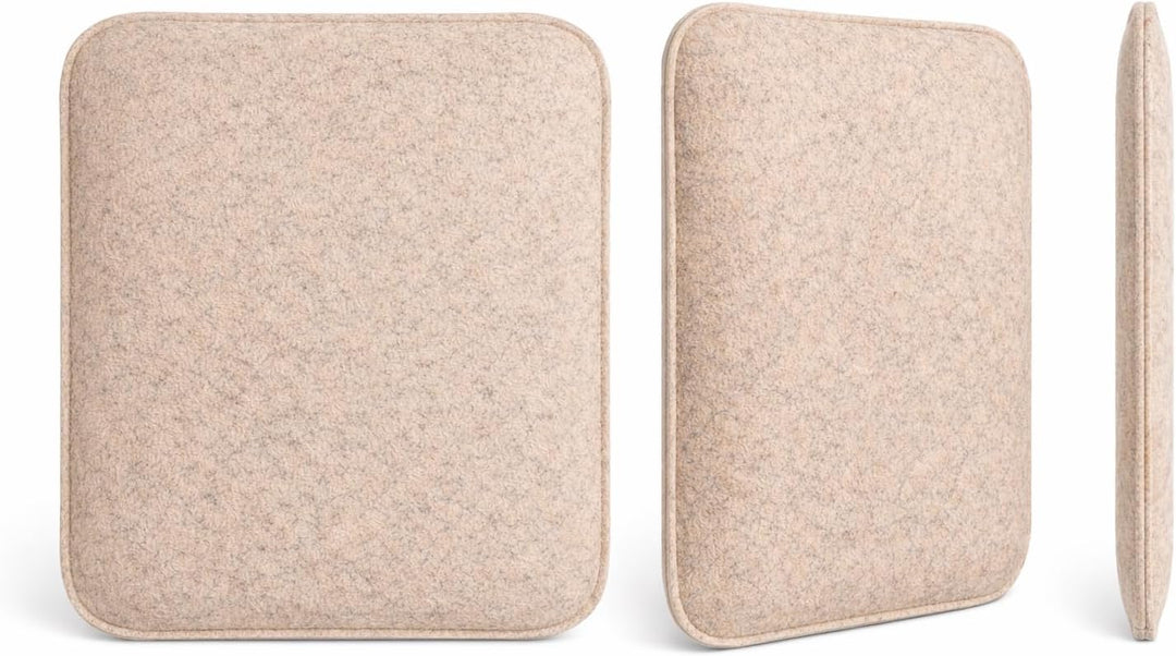 Brandsseller 8er Set Sitzkissen aus Filz 35x35x2 cm – Robuste Stuhlauflagen für innen und aussen, ec