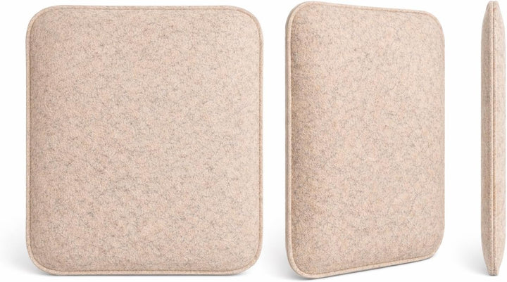 Brandsseller 8er Set Sitzkissen aus Filz 35x35x2 cm – Robuste Stuhlauflagen für innen und aussen, ec