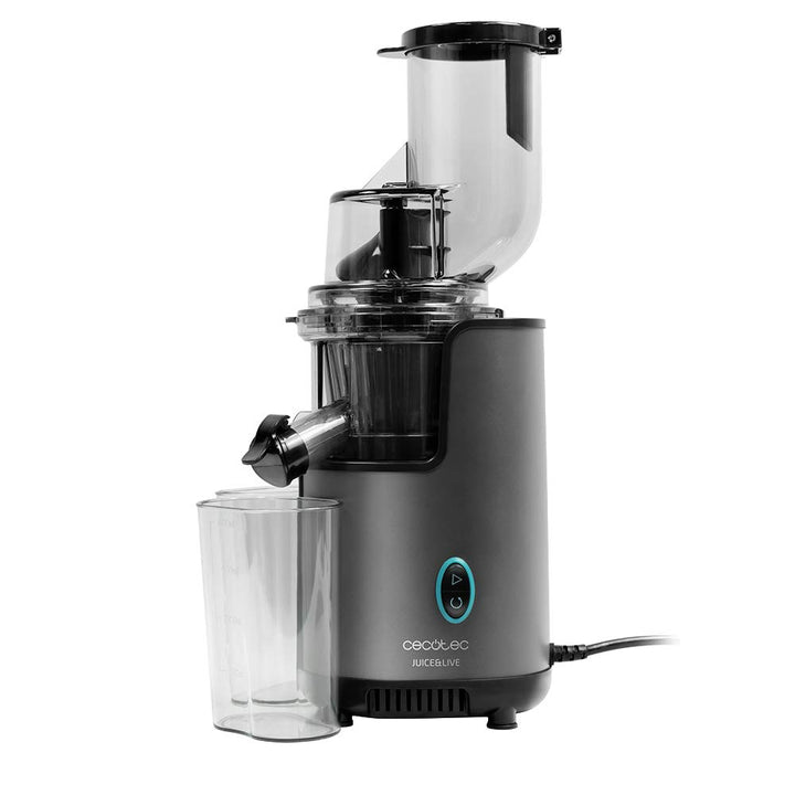 Cecotec Entsafter Juice&Live 1500 Pro, 250 W, XL-Kanal, langsame Geschwindigkeitsstufe von 45 RPM, B