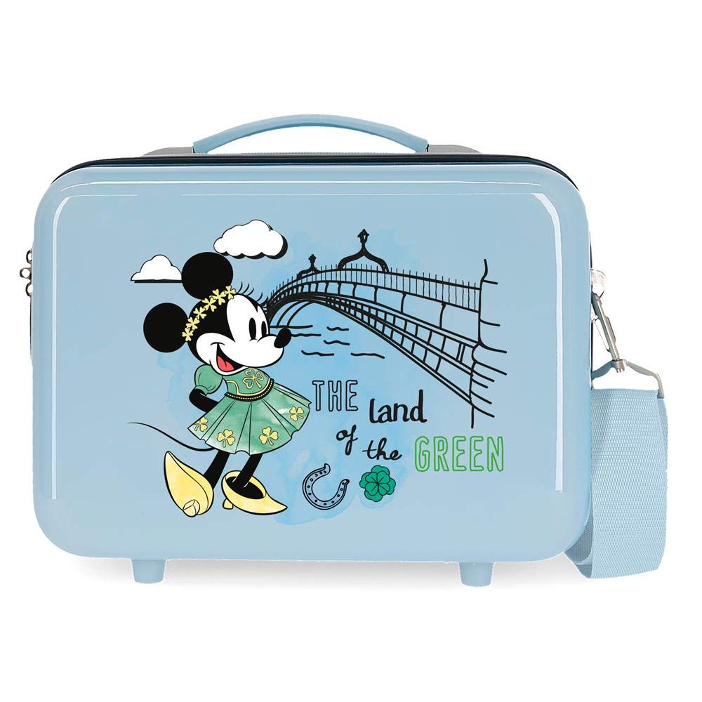 Disney Mickey Let´S Travel Kulturbeutel, anpassbar, Violett, 29 x 21 x 15 cm, starr ABS 9,14 l Blau