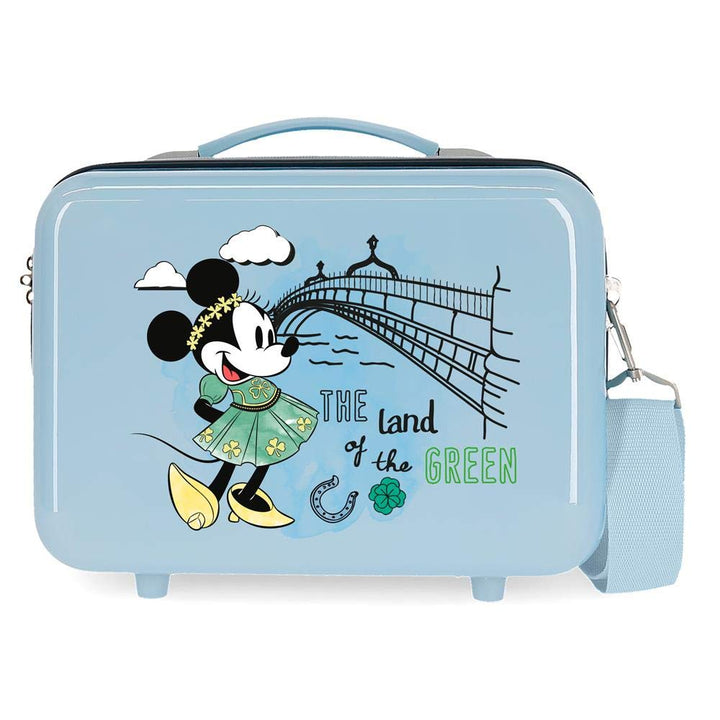 Disney Mickey Let´S Travel Kulturbeutel, anpassbar, Violett, 29 x 21 x 15 cm, starr ABS 9,14 l Blau
