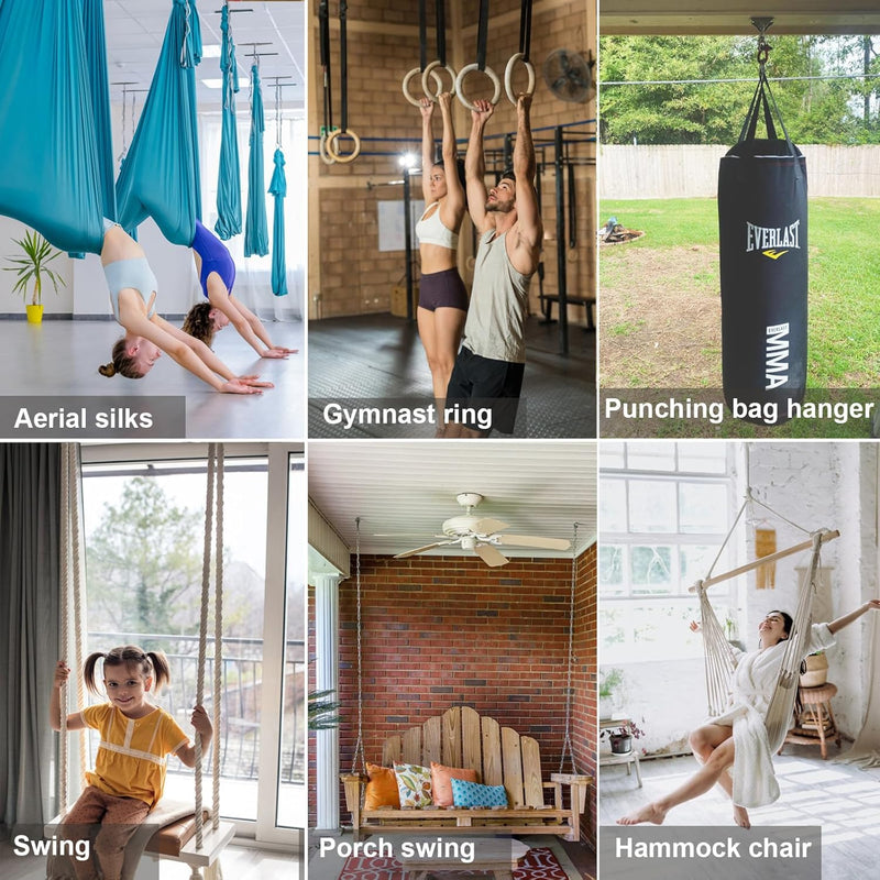 BeneLabel Heavy Bag Halterung, Boxsack Aufhänger, Heavy Bag Aufhänger, Boxsack Zubehör, Boxsack Halt