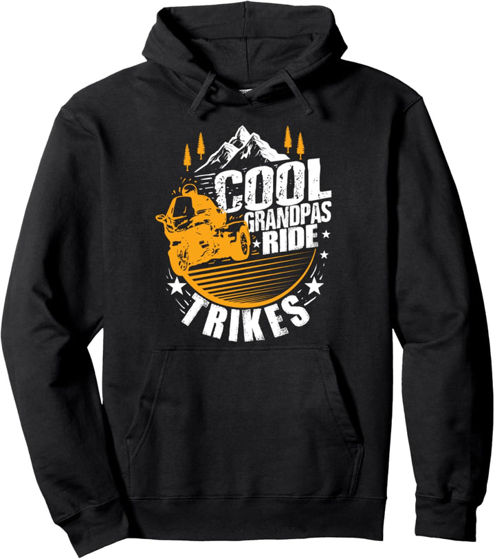 Witziges Trike Fahrer Geschenk Cool Grandpas Ride Trikes Pullover Hoodie