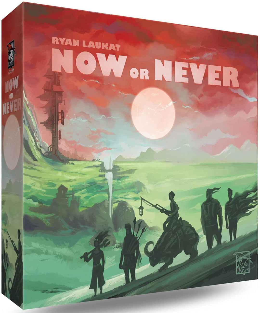 Red Raven Games Now or Never Brettspiel, Grün