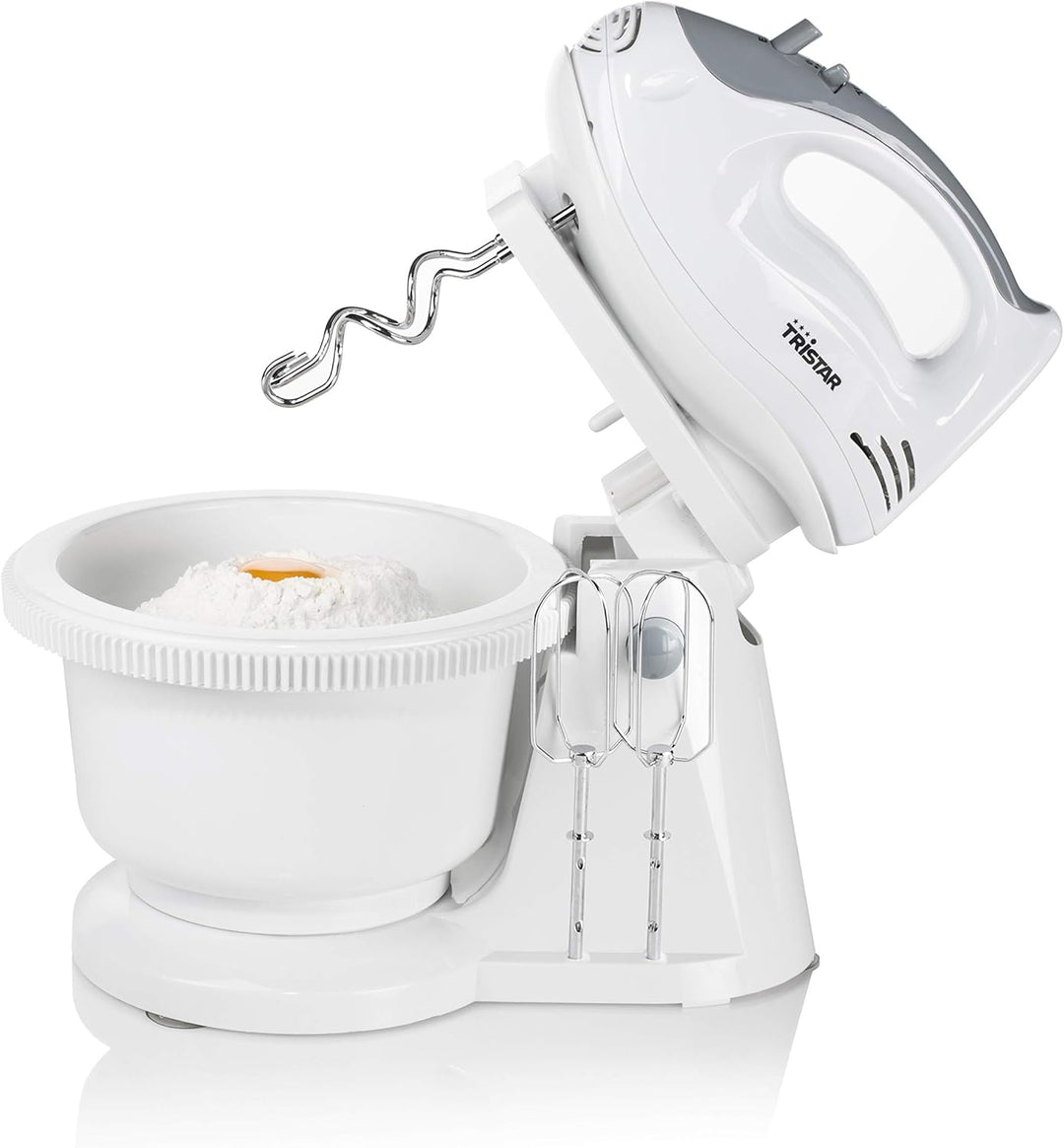Tristar MX-4152 handmixer, Kunststoff, Weiss