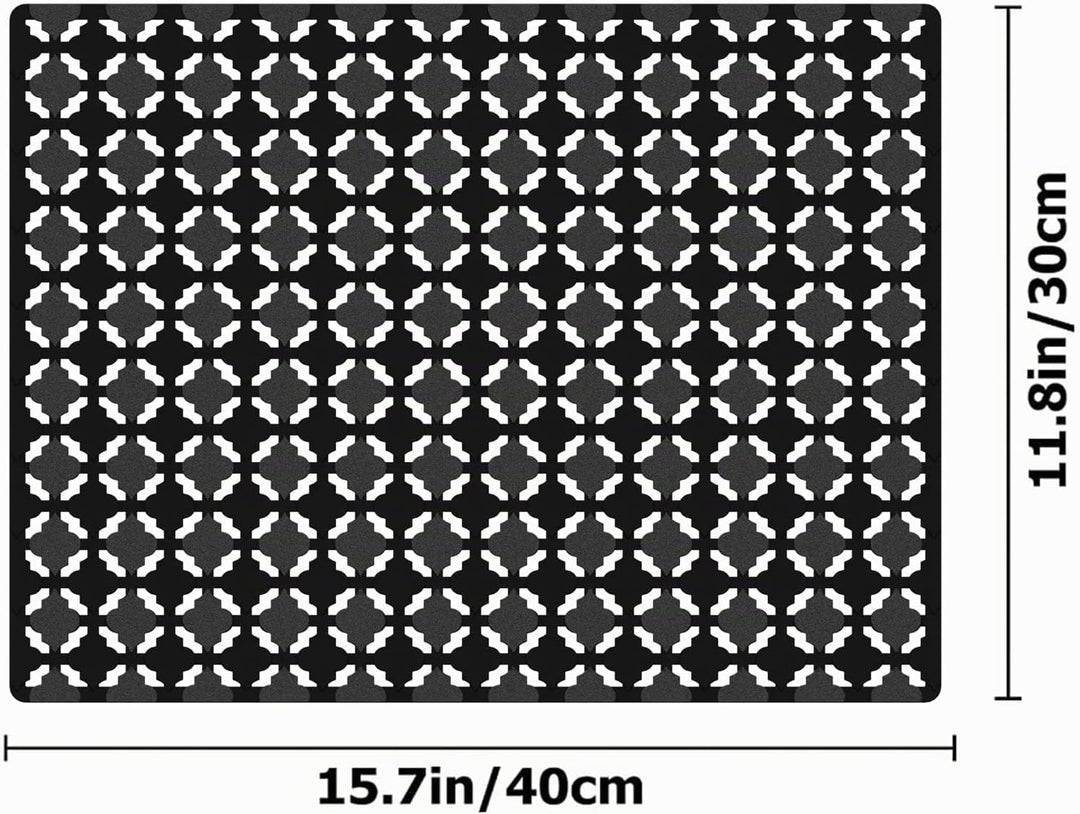 Top-spring Spülbeckenmatte, 2-tlg. Küchenspülen-Schutzmatte für Keramik-/Edelstahlspülen, zuschneidb