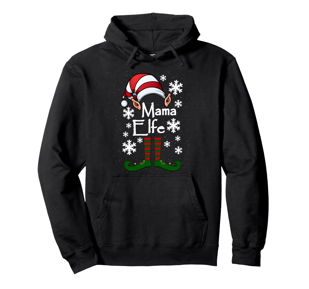 Elfen Mama - Mutter Elfe Weihnachten Ugly Christmas Pullover Hoodie