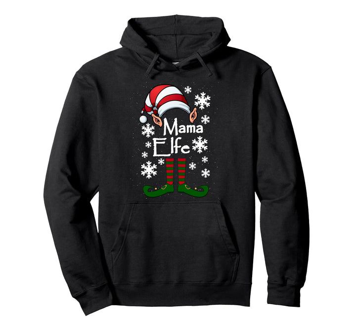 Elfen Mama - Mutter Elfe Weihnachten Ugly Christmas Pullover Hoodie