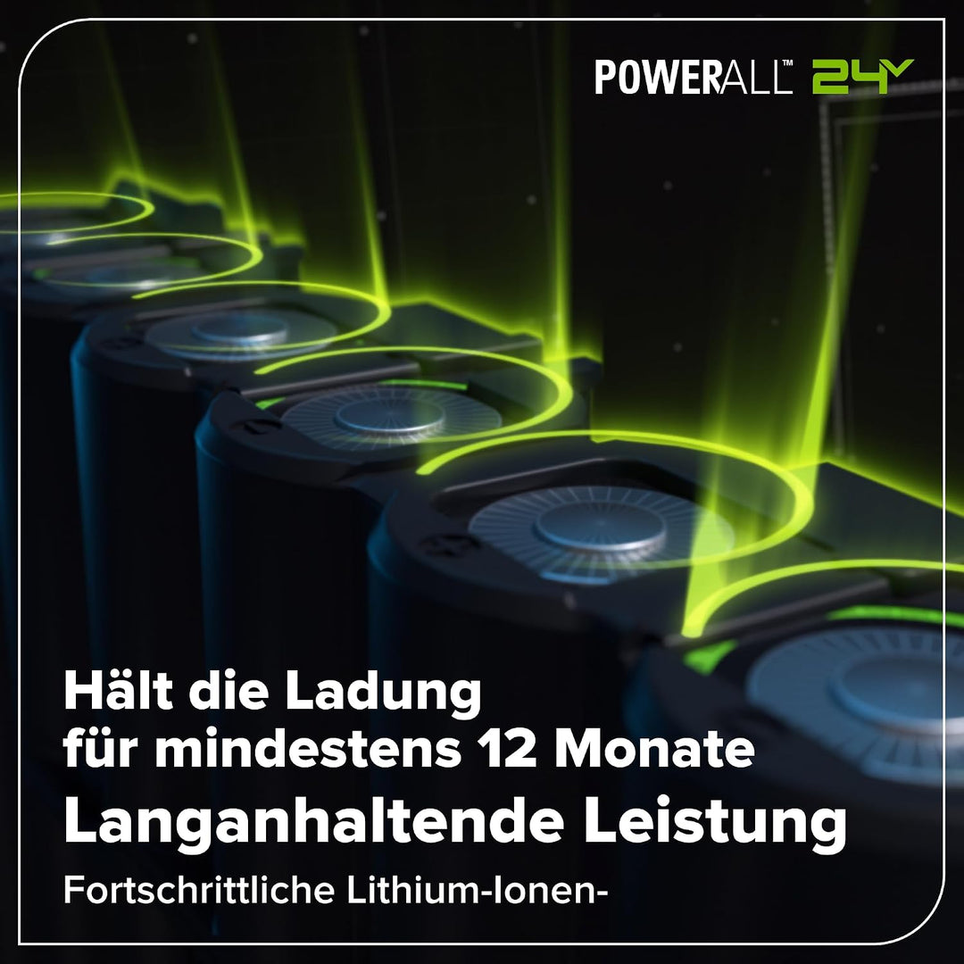 Greenworks 24V Akku-Rasenmäher Li-Ion 24V, 33 cm Schnittbreite, bis 280 m², kabelloser Rasentrimmer