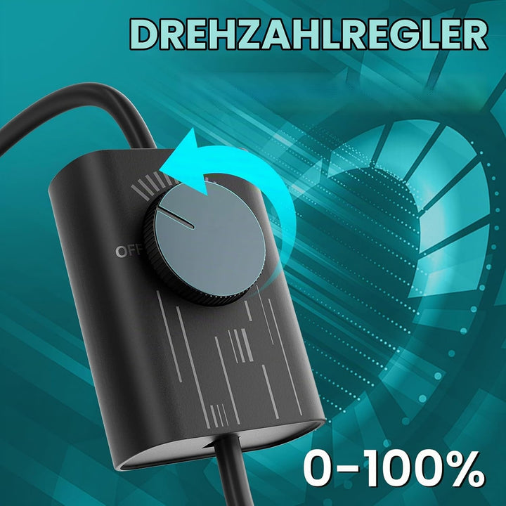 HG Power 200mm Abluftventilator, 980m³/h Wandventilator mit Rücklaufklappe Leistungsstarke mit EU-St