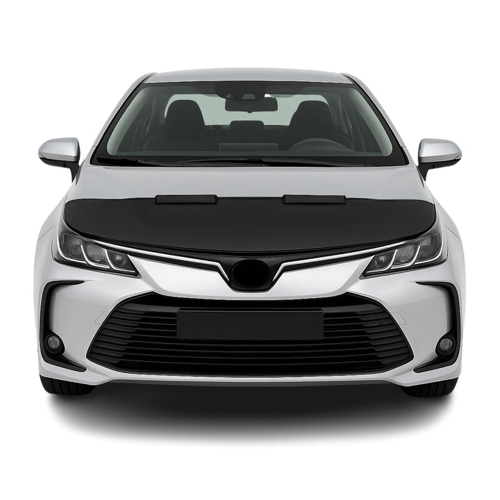 OMAC Haubenbra Steinschlagschutz Bonnet Bra kompatibel mit Toyota Corolla Limo 2019-2025 Schwarz Hal