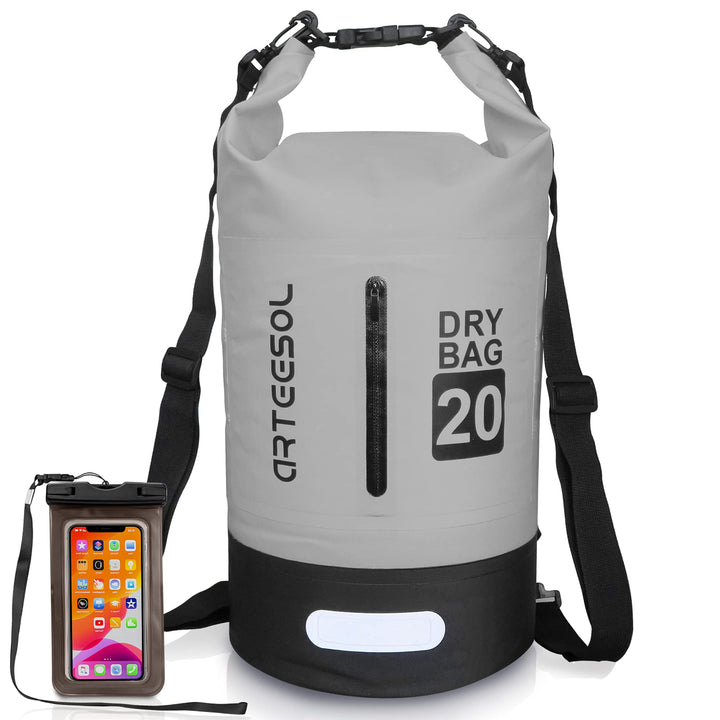 Dry Bag wasserdichte Tasche 5L/10L/20L/30L Wasserfester Beutel Packsack mit Langen Doppeltem Verstel