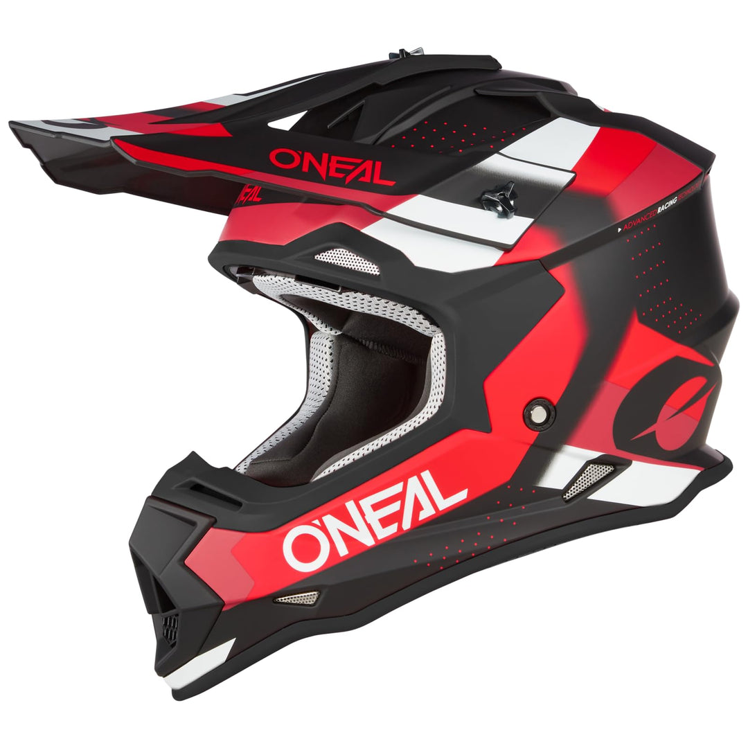 O'NEAL Unisex – Erwachsene 2srs Helmet Spyde V.23 Helm XXL Schwarz/Rot/Weiss, XXL Schwarz/Rot/Weiss
