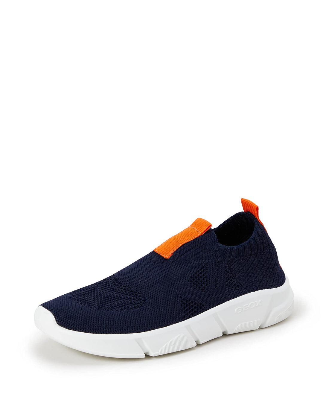 Geox Jungen J Aril Boy A Sneakers 30 EU Navy Orange, 30 EU Navy Orange