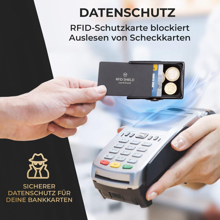 ZNAP® Slim Wallet Kreditkartenetui | Geldbörse Herren | Kartenhalter Geldbeutel Herren | Kartenetui