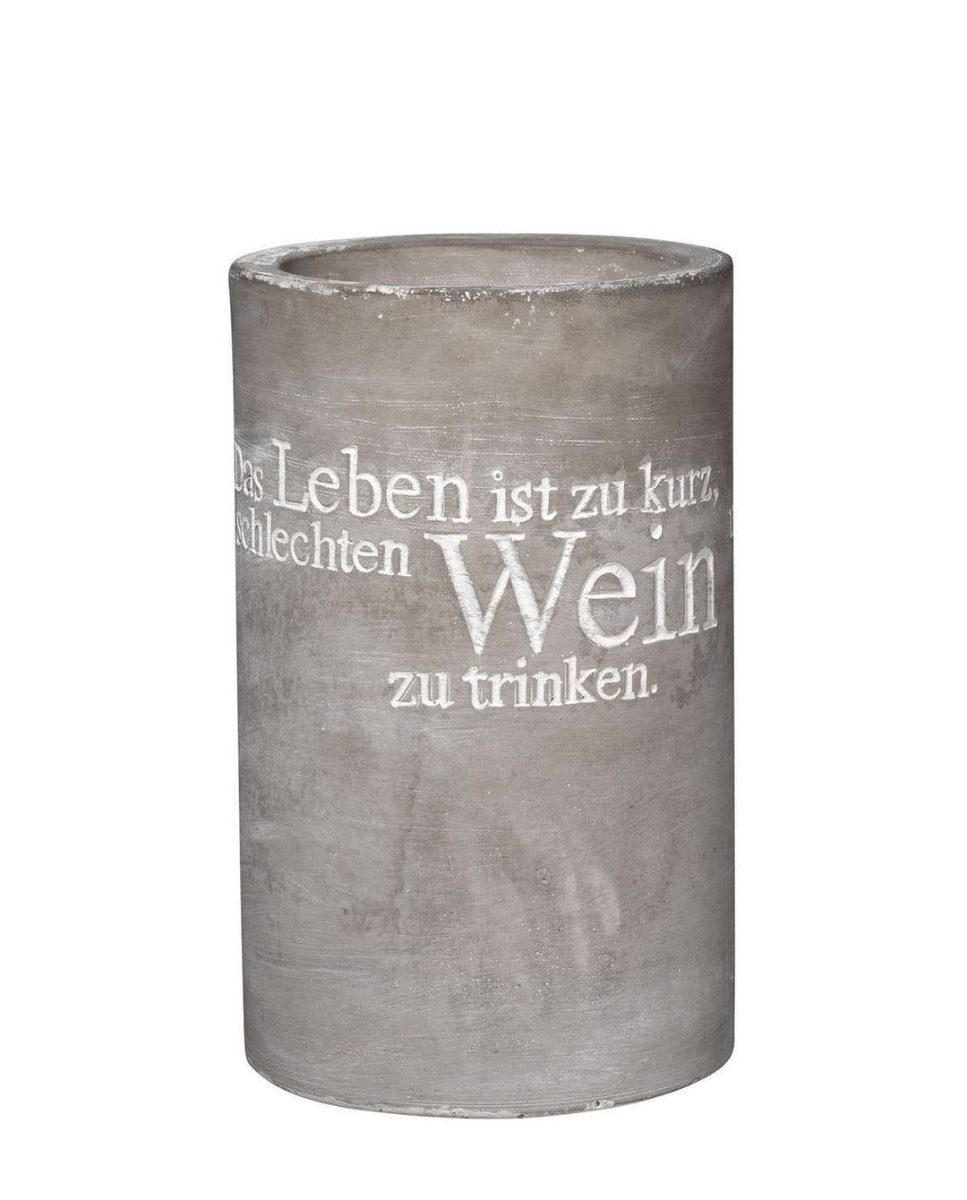 Räder Vino Beton Weinkühler Das Leben ist zu kurz