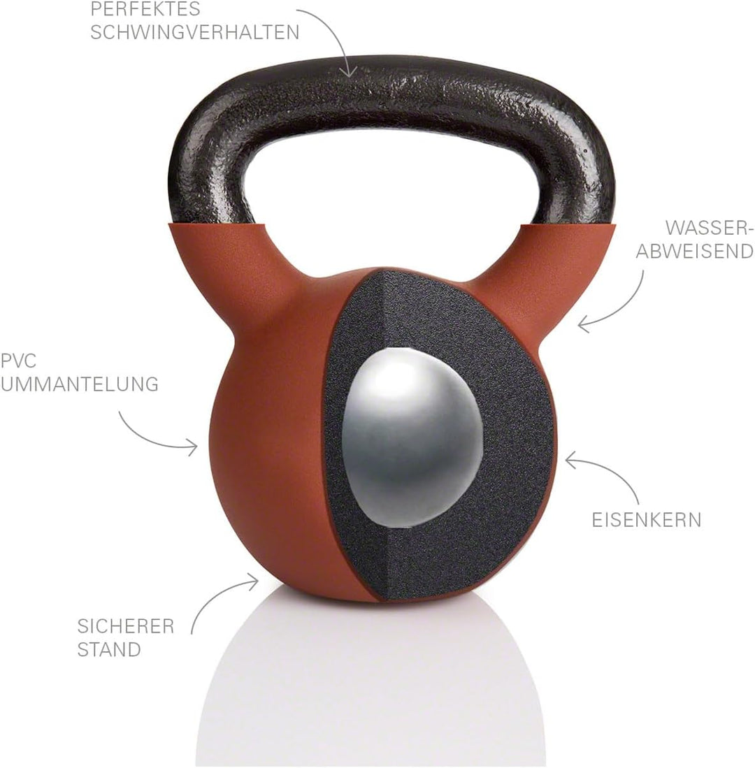 Sport-Tec Kettlebell, Kugelhantel, Workout, Fitness, Bodybuilding, Kurzhantel, Gewichtskugel, Schwun