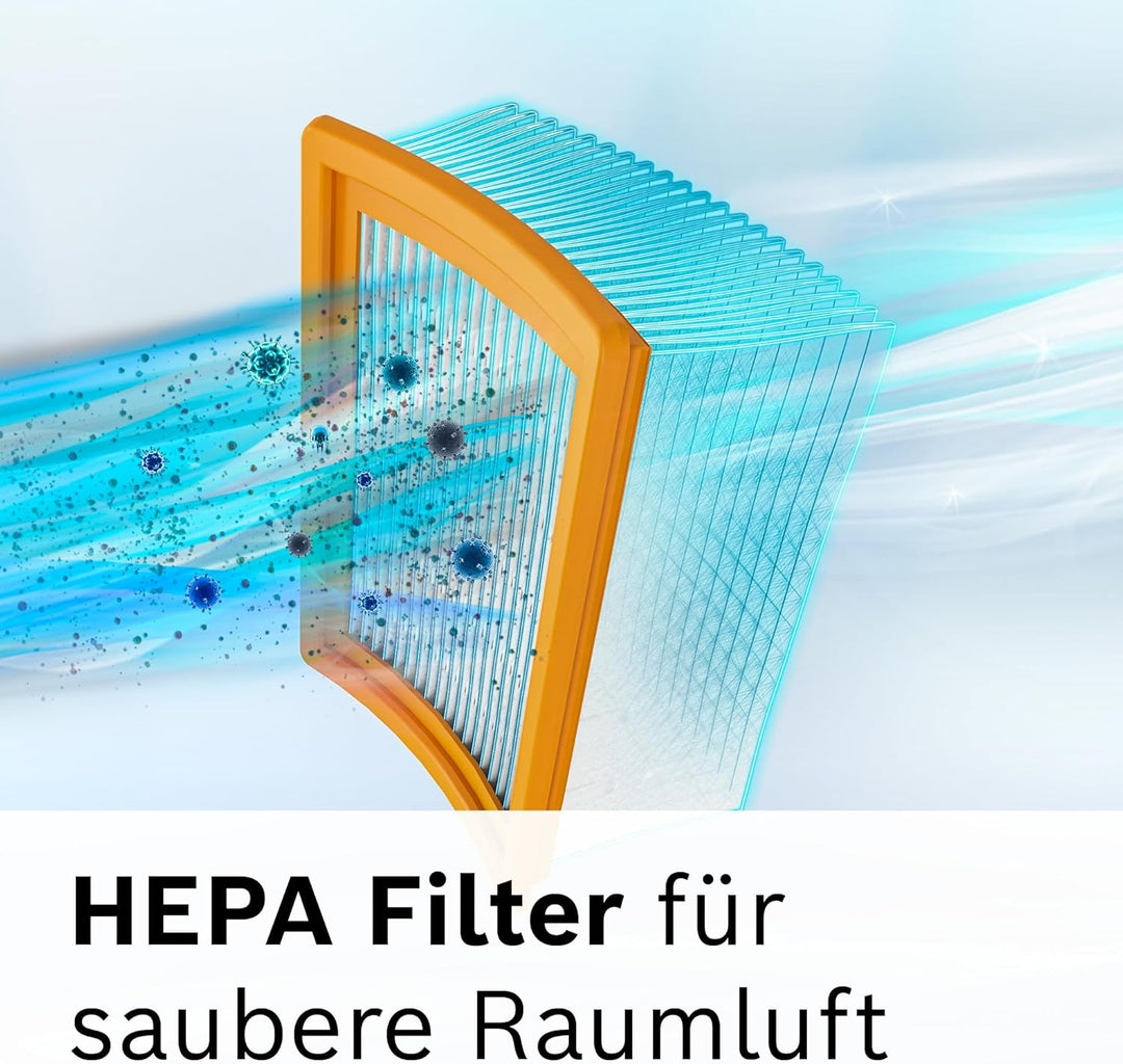 Bosch Staubsauger beutellos Serie 4 BGD21BA3T, Hygiene-Filter, 10 Jahre Motorgarantie, für Parkett,